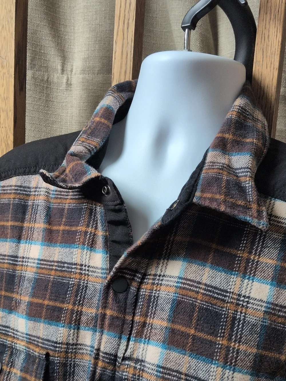 ✨DICKIES Heavyweight Brawny Flannel Chocolate Brown Plaid 2XL